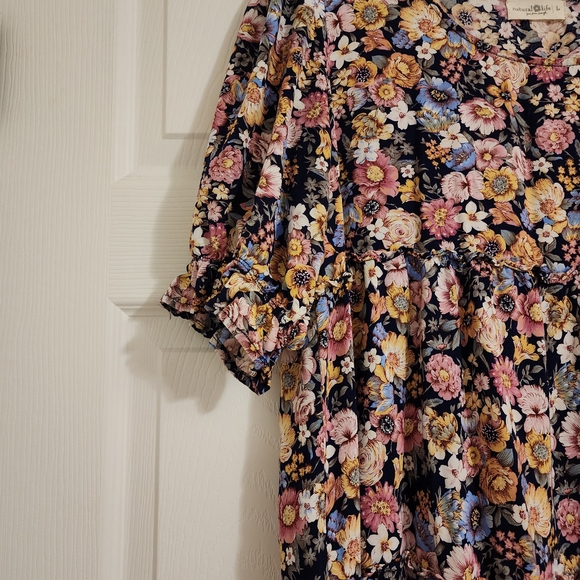 NATURAL LIFE Multicolor Floral Maxi Dress - Picture 2 of 3